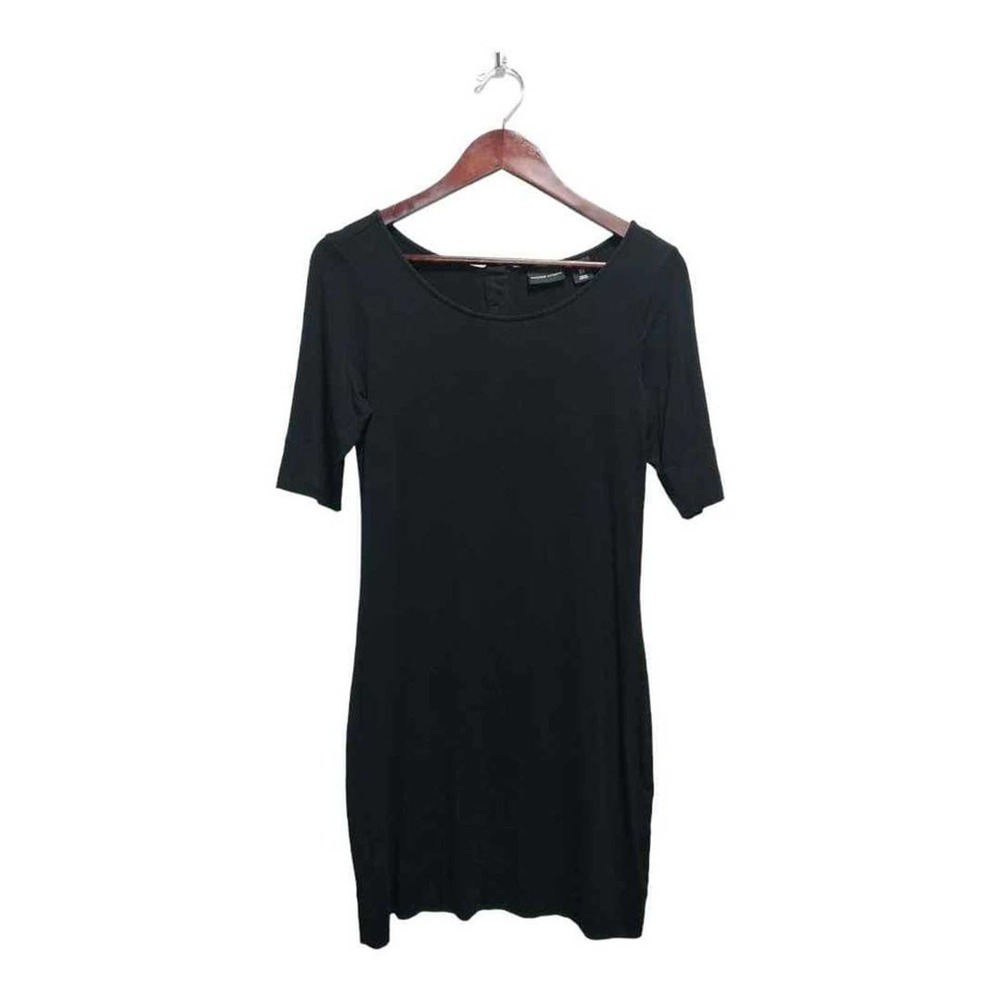 Black short sleeve dress by Adrienne Vittadini. Size Small